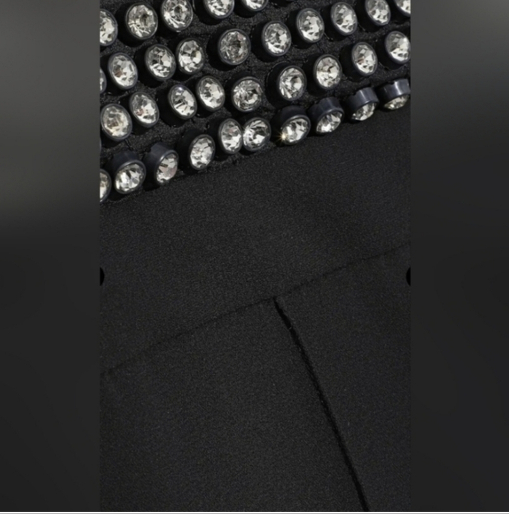 Alice + Olivia Mannie Crystal-embellished Jumpsuit in size 2 - Picture 12 of 15